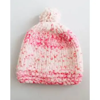Hand Knitted Soft Yarn Cap for Kids